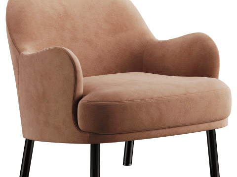 Brigitte armchair by arflex 3D Model