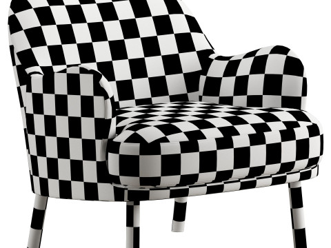 Brigitte armchair by arflex 3D Model