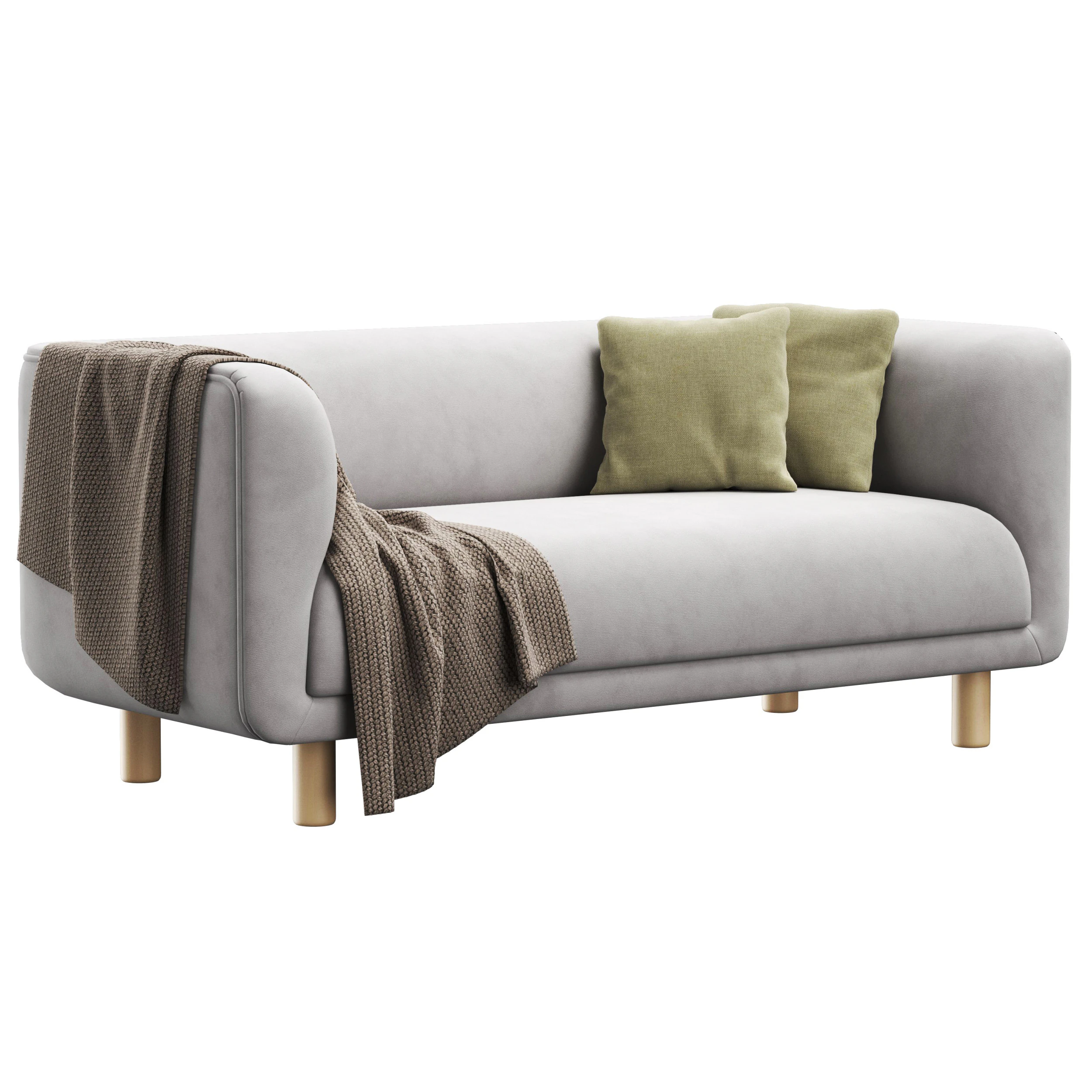 Veneto sofa by Divanru 3D Model .c4d .max .obj .3ds .fbx .stl .blend
