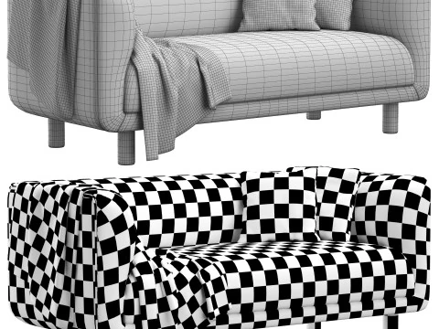 Veneto sofa by Divanru 3D Model