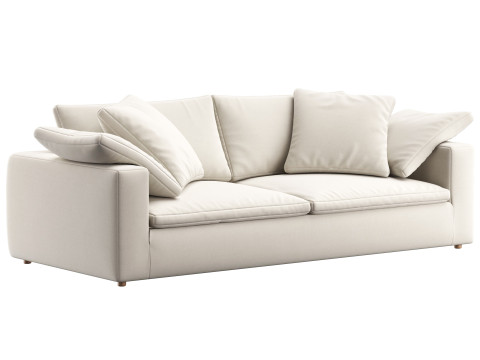 RH Cloud 2-cushion sofa Modelo 3D