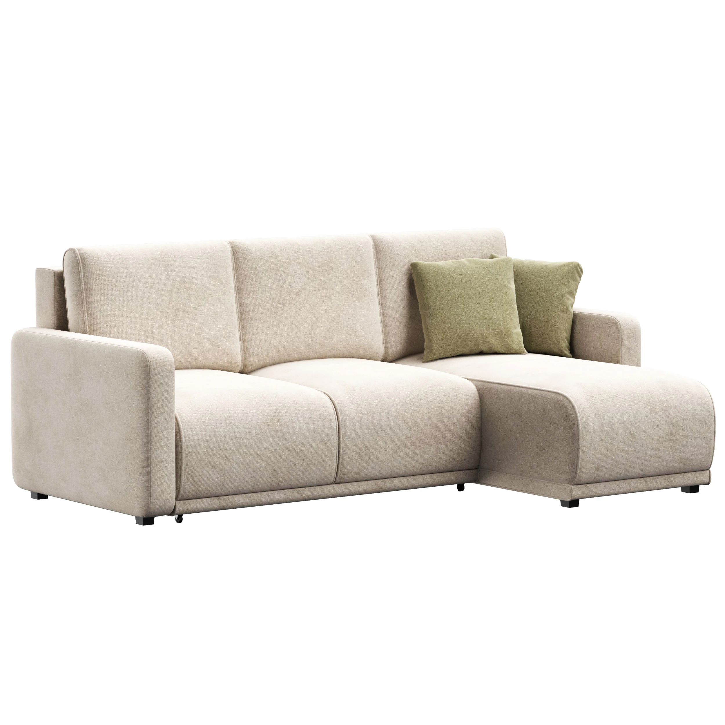 Villes corner sofa by Divanru 3D Model .c4d .max .obj .3ds .fbx .stl .blend 