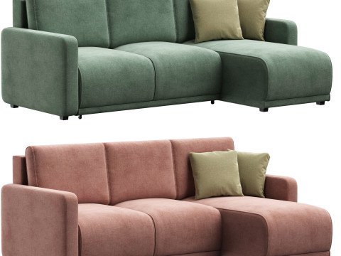 Villes corner sofa by Divanru 3D Model