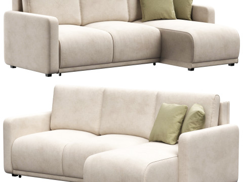 Villes corner sofa by Divanru 3D Model