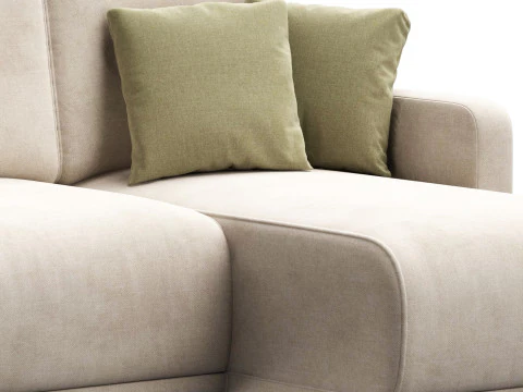 Villes corner sofa by Divanru 3D Model