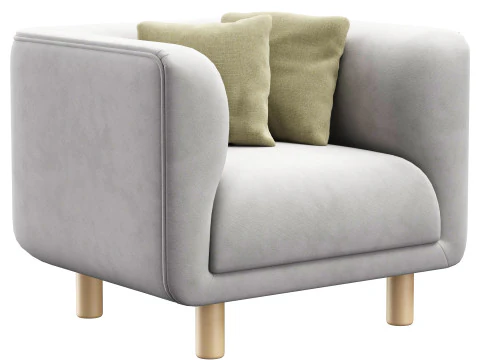 Poltrona Veneto di Divanru Modello 3D