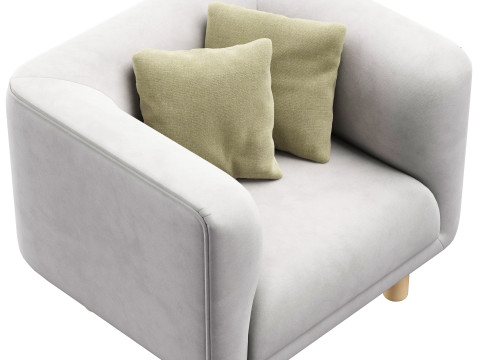 Veneto armchair by Divanru 3Dモデル