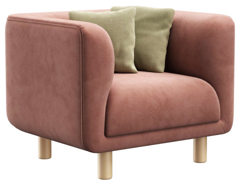 Veneto armchair by Divanru 3Dモデル