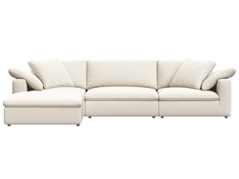 RH Cloud Luxe modular4-piece sofa-chaise sectional 3D 模型