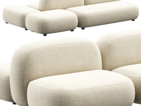 Ribbl sofa by divanru 3D Model