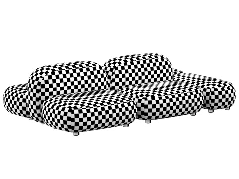 Ribbl sofa by divanru Modelo 3D