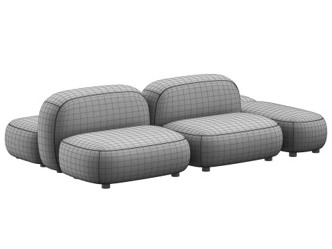 Ribbl sofa by divanru 3D Model