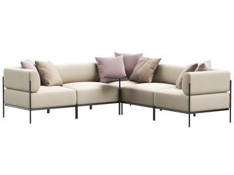 Modular sofa Nolan by divanru Modelo 3D