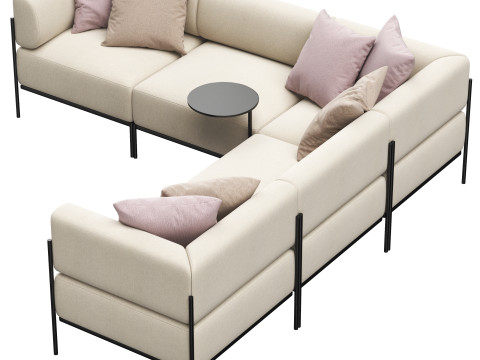 Modular sofa Nolan by divanru 3D Модель