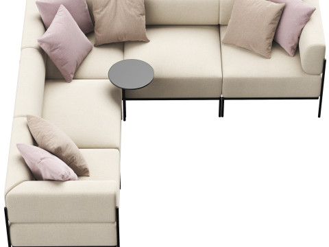 Modular sofa Nolan by divanru 3D Модель