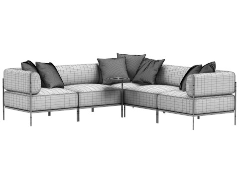Modular sofa Nolan by divanru 3D Модель