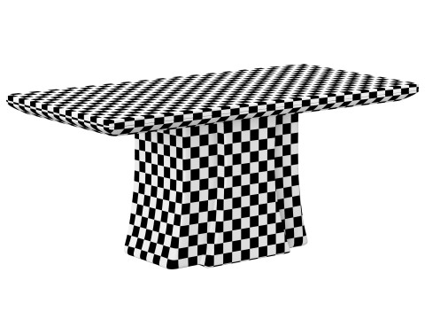 Dining table Black Cloud by manner matter 3D Model