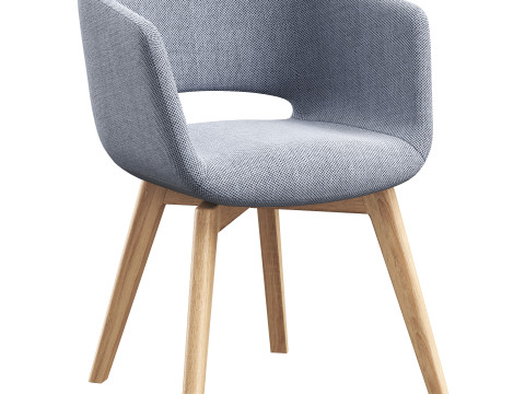 Armchair Open conch No 4 by manner matter 3D Model