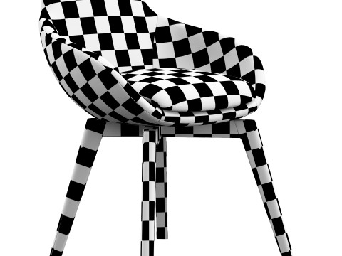 Armchair Arel mini 1 by manner matter 3D Модель