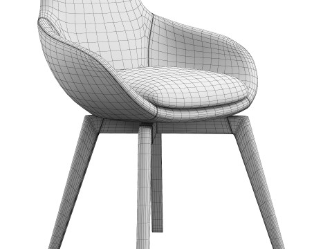 Armchair Arel mini 1 by manner matter 3D Модель