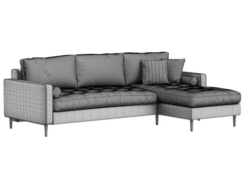 Corner sofa Plentis by divanru 3D Model
