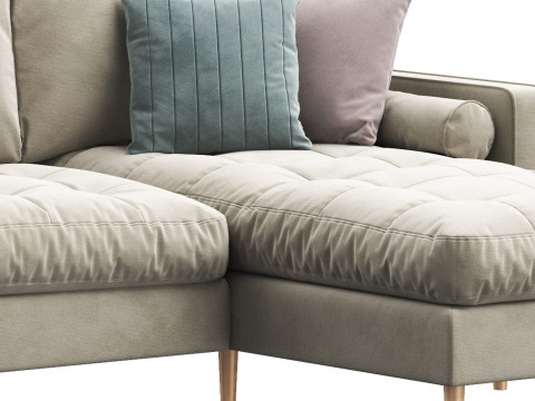 Corner sofa Plentis by divanru 3D Модель