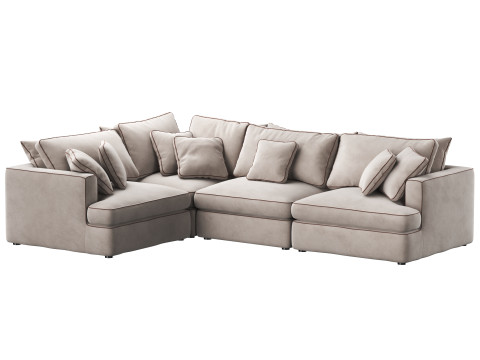 Duomo modular corner sofa by Dantone Home Modelo 3D