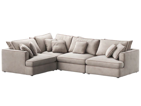 Модульний кутовий диван Duomo від Dantone Home 3D Модель