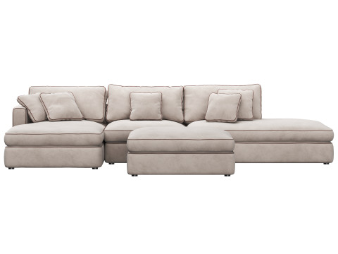 Duomo modular corner sofa 2 by Dantone Home 3D 모델