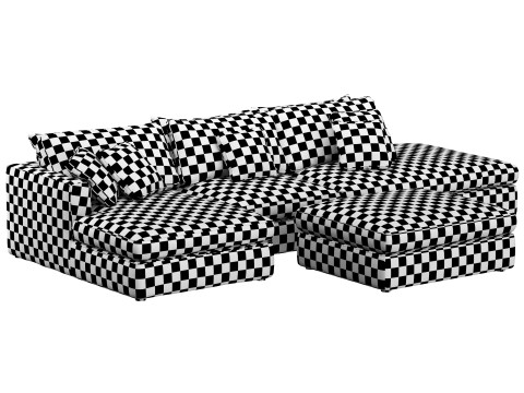 Duomo modular corner sofa 2 by Dantone Home 3D 모델