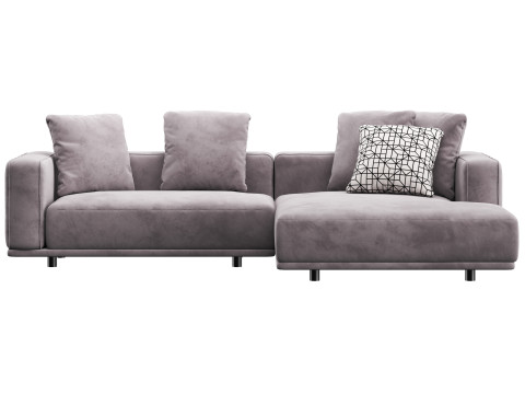 Sofa modular corner HESSER by skdesign 3D Model