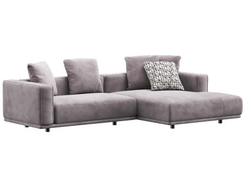 Sofa modular corner HESSER by skdesign 3D Model