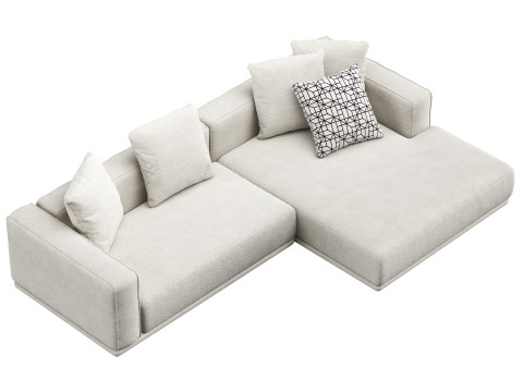 Sofa modular corner HESSER by skdesign 3D Model
