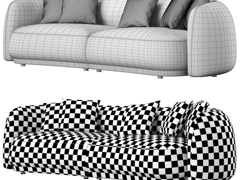 Ayvori sofa by Dantone Home 3D Model