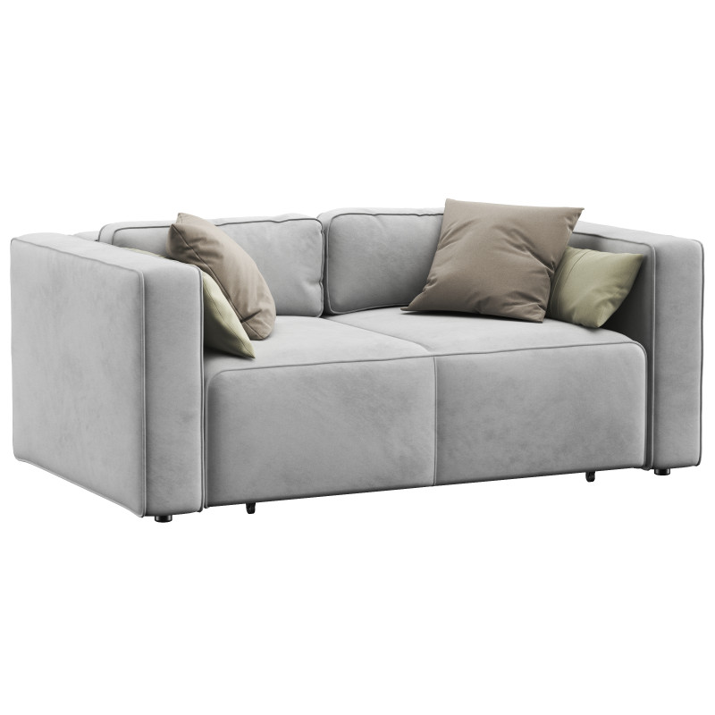 Aront mini straight sofa by Divanru Model 3D .c4d .max .obj .3ds .fbx .stl .blend