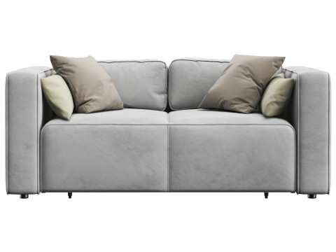 Aront mini straight sofa by Divanru Model 3D