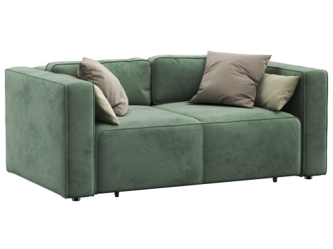 Aront mini straight sofa by Divanru Model 3D