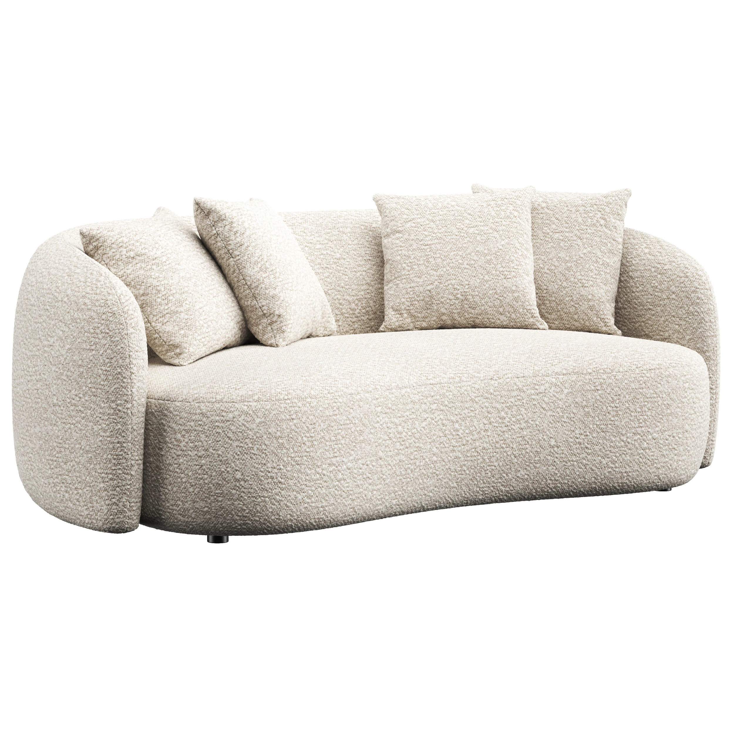 Sonora sofa by Dantone Home 3D Model .c4d .max .obj .3ds .fbx .stl .blend