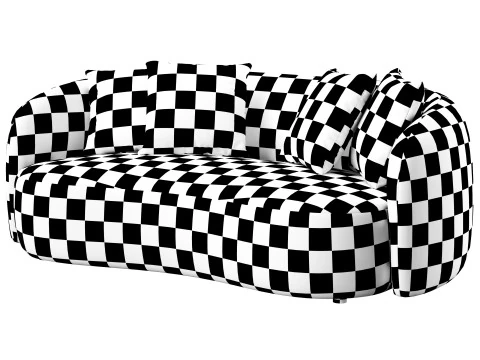 Sonora sofa by Dantone Home 3D Model