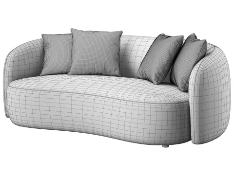 Sonora sofa by Dantone Home 3D Model