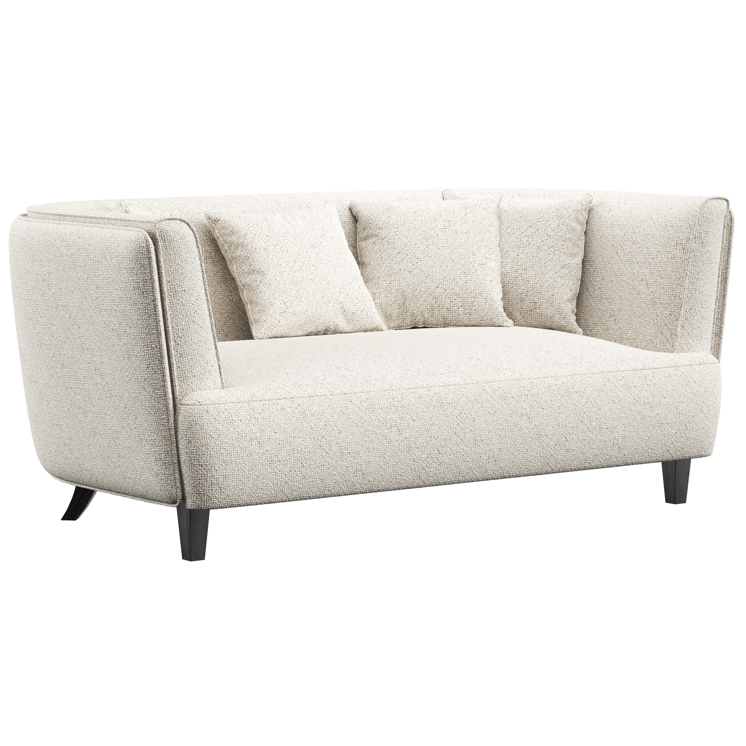 Lazio sofa by Dantone Home 3D Model .c4d .max .obj .3ds .fbx .stl .blend