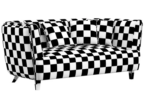 Lazio sofa by Dantone Home 3D Model