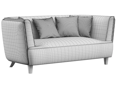 Lazio sofa by Dantone Home 3D Model