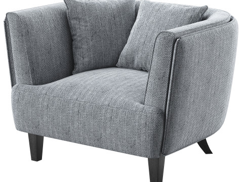 Lazio armchair by Dantone Home 3D 模型