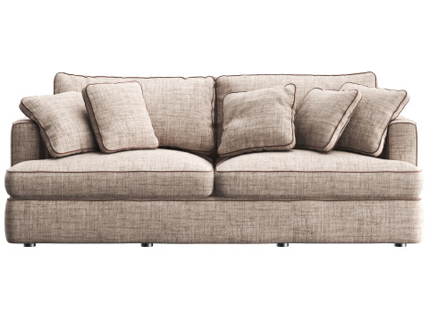 Duomo two seater sofa by Dantone Home 3D Model