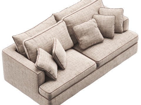 Duomo two seater sofa by Dantone Home 3D Model