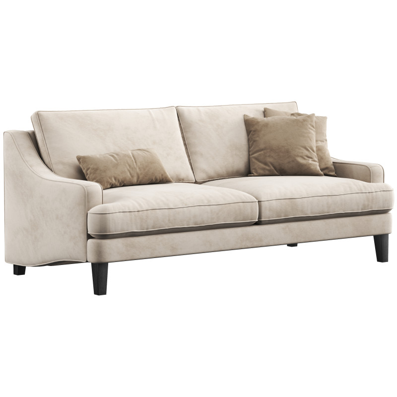 Laymington two seater sofa by Dantone Hom 3D Model .c4d .max .obj .3ds .fbx .stl .blend