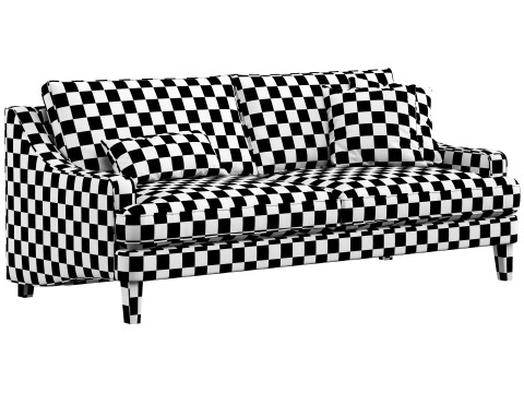 Laymington two seater sofa by Dantone Hom 3D Model