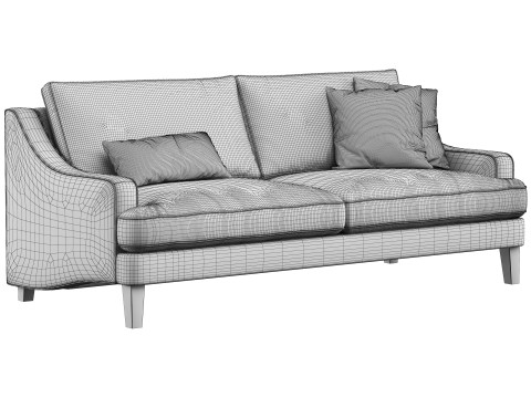 Laymington two seater sofa by Dantone Hom 3D Model