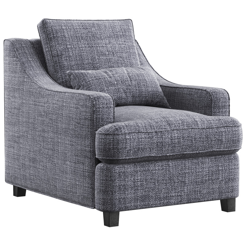 Laymington armchair by Dantone Home Modello 3D .c4d .max .obj .3ds .fbx .stl .blend